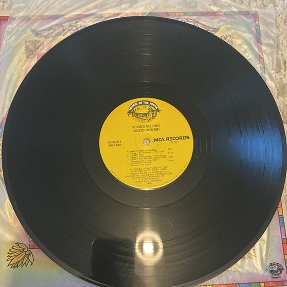 Lynyrd Skynyrd Second Helping Vinyl Record - Picture 3 of 4